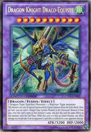 Dragon Knight Draco-Equiste [CT07-EN003] Secret Rare