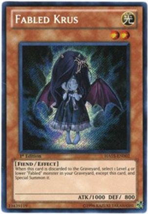 Fabled Krus [HA03-EN002] Secret Rare
