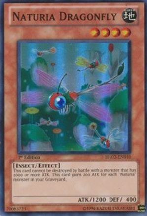 Naturia Dragonfly [HA03-EN010] Super Rare