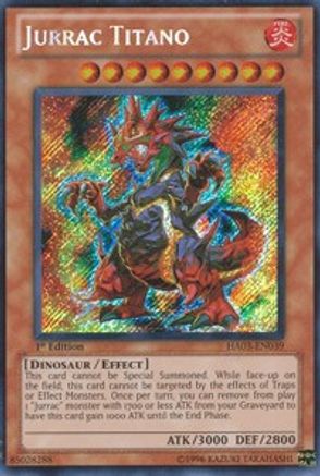 Jurrac Titano [HA03-EN039] Secret Rare