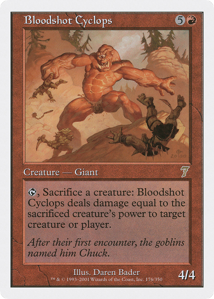 Bloodshot Cyclops [Seventh Edition]