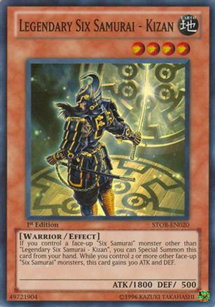 Legendary Six Samurai - Kizan [STOR-EN020] Super Rare