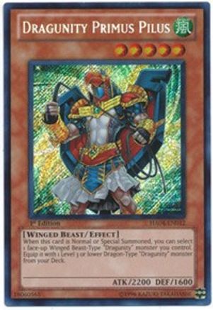 Dragunity Primus Pilus [HA04-EN012] Secret Rare