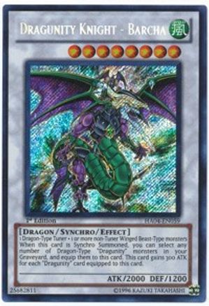 Dragunity Knight - Barcha [HA04-EN059] Secret Rare