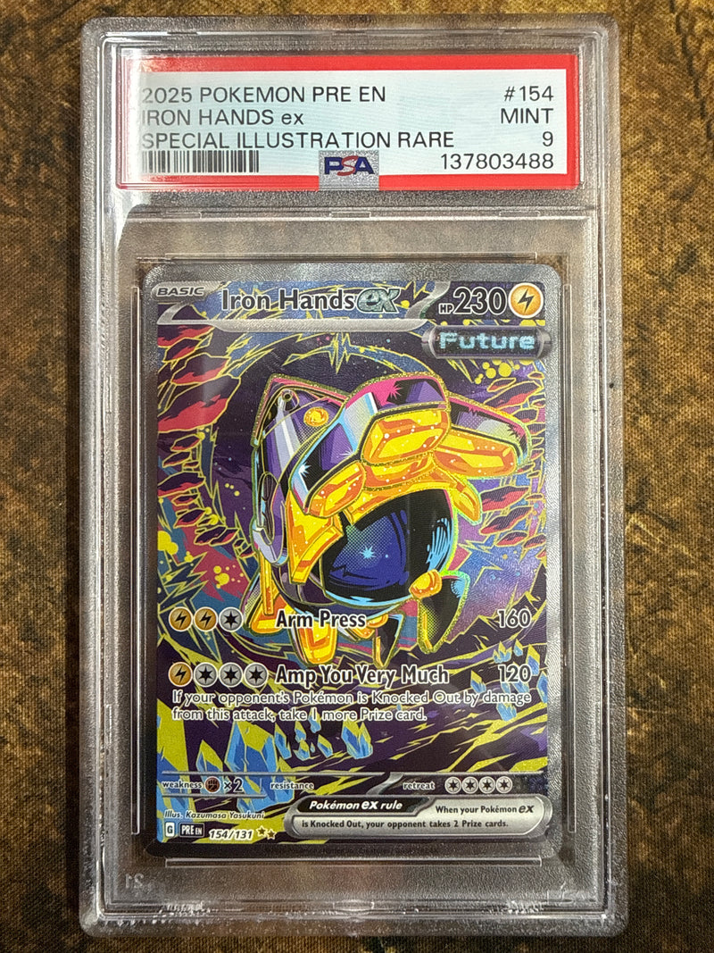 Iron Hands ex (154/131) [Scarlet & Violet: Prismatic Evolutions] - Graded