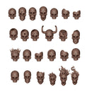 Skulls - Basing Bits (72 Pieces)