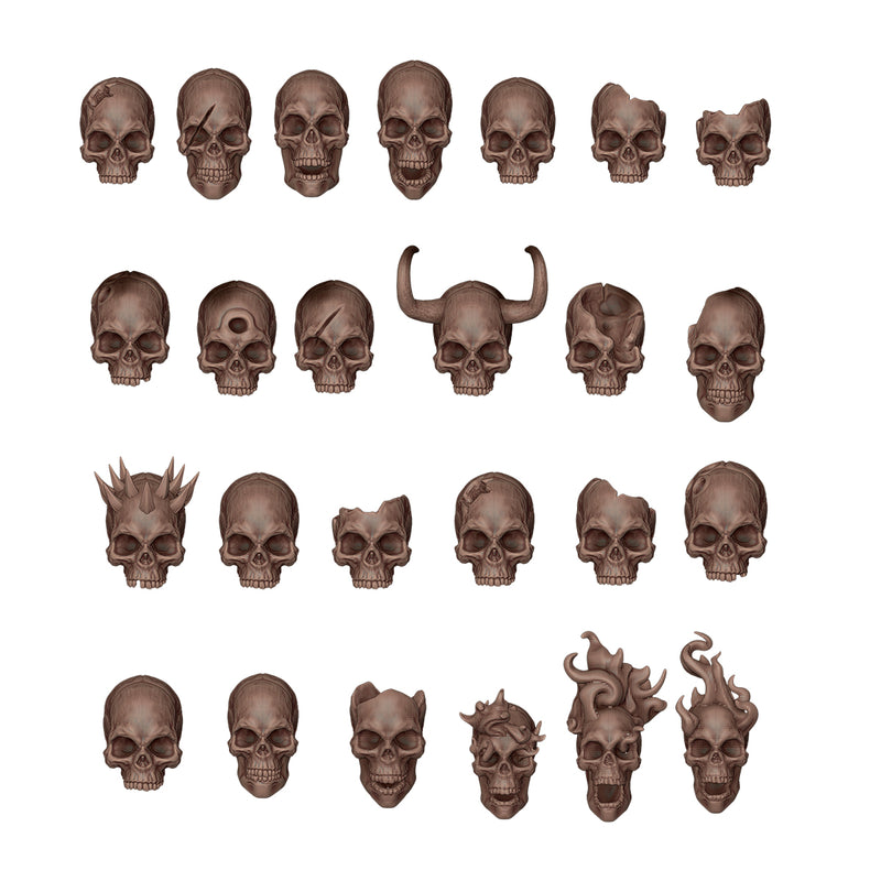 Skulls - Basing Bits (72 Pieces)