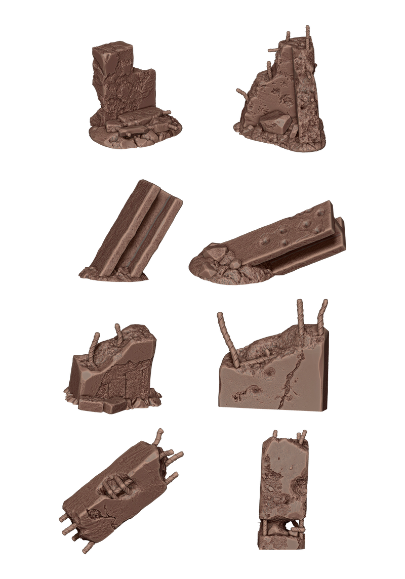 Concrete Ruins - Basing Bits