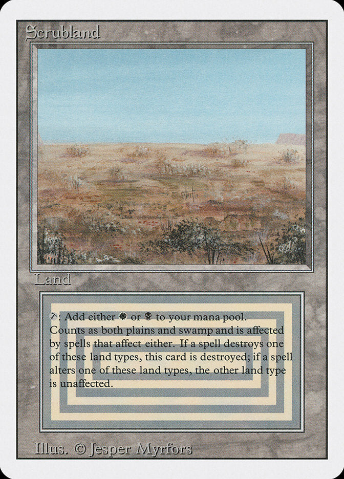 Scrubland [Revised Edition]*