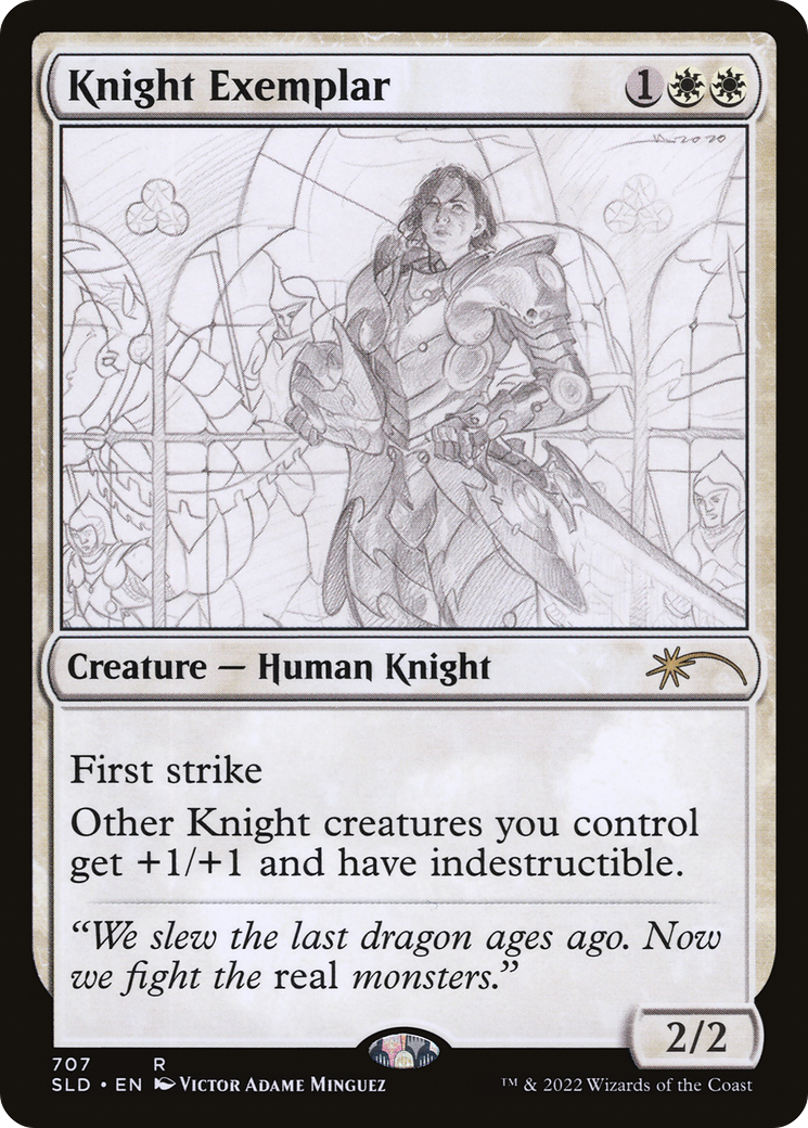 Knight Exemplar (707) [Secret Lair Drop Series]