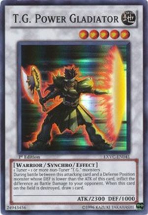 T.G. Power Gladiator [EXVC-EN041] Super Rare