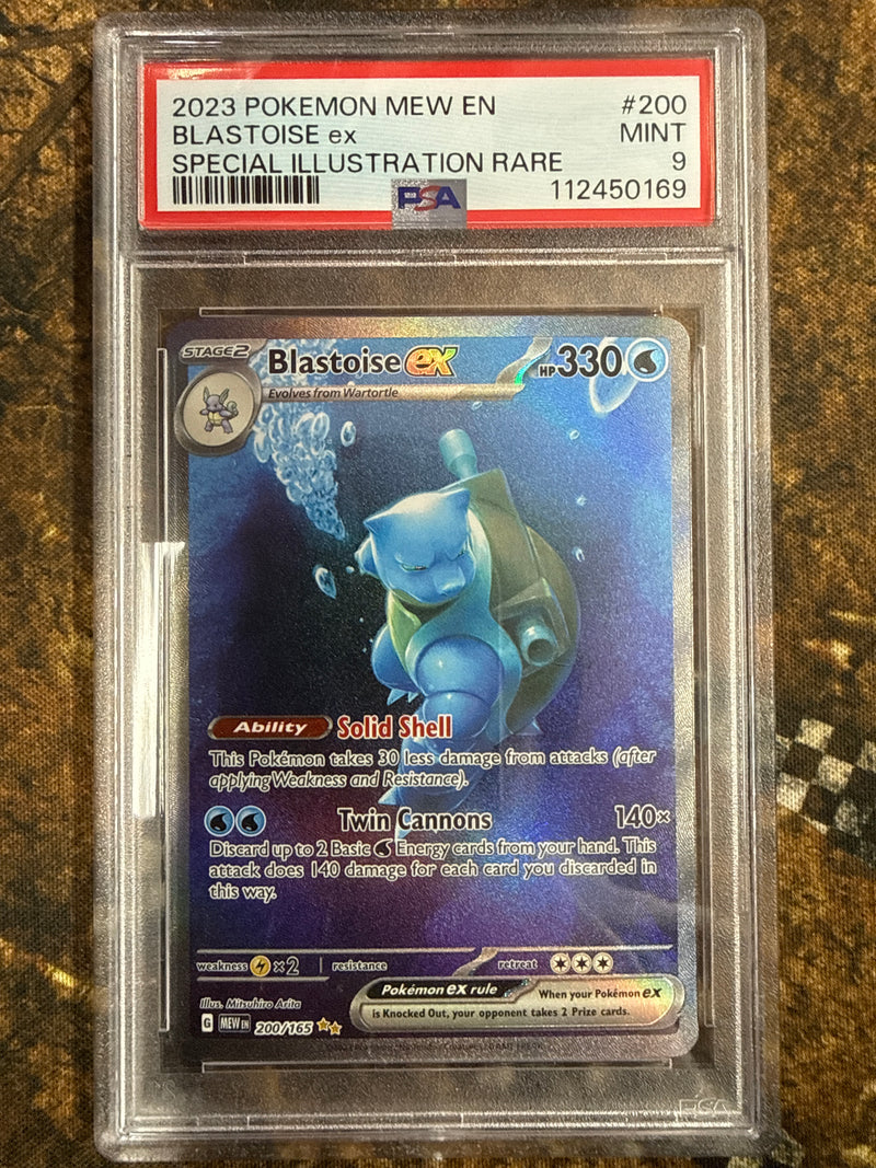 Blastoise ex (200/165) [Scarlet & Violet 151] - Graded