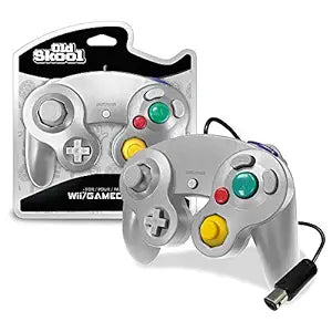 GameCube / Wii Compatible Controller – Silver (Old Skool)