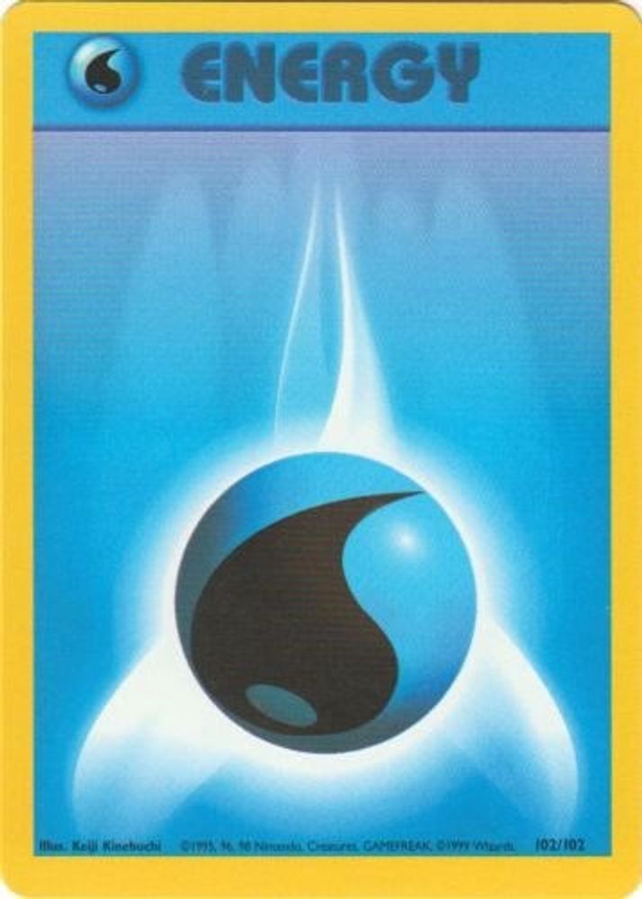 Water Energy (102/102) [Base Set Unlimited]