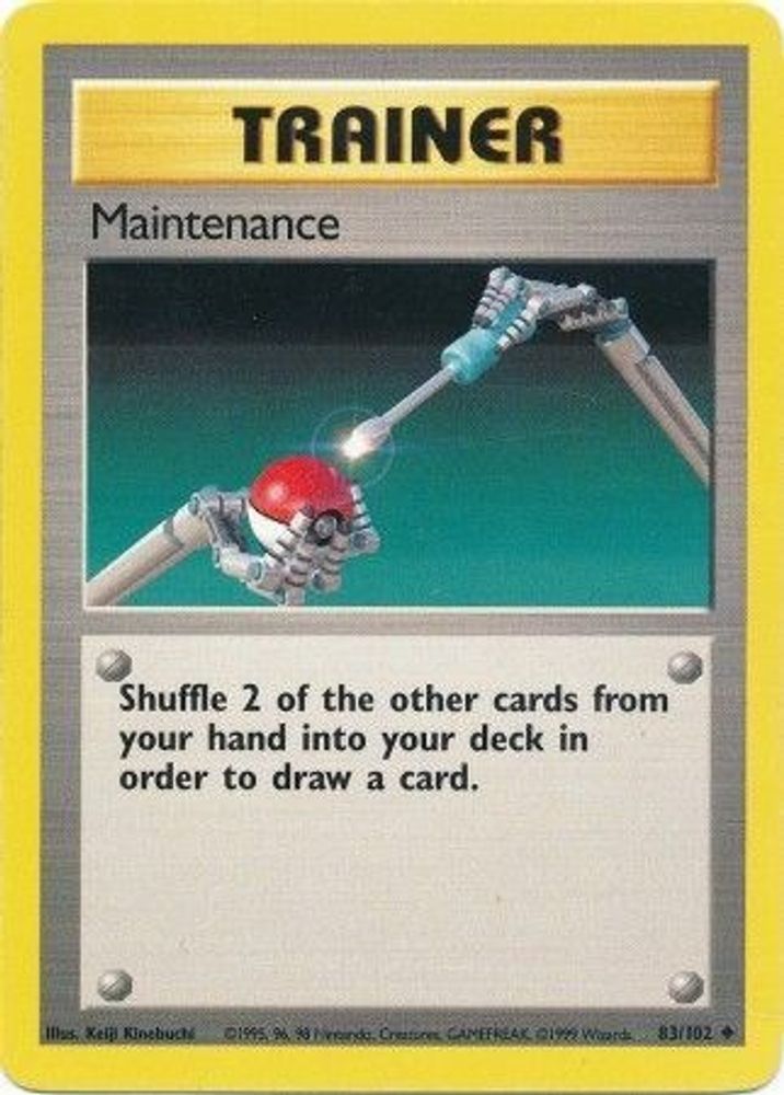 Maintenance (83/102) [Base Set Unlimited]