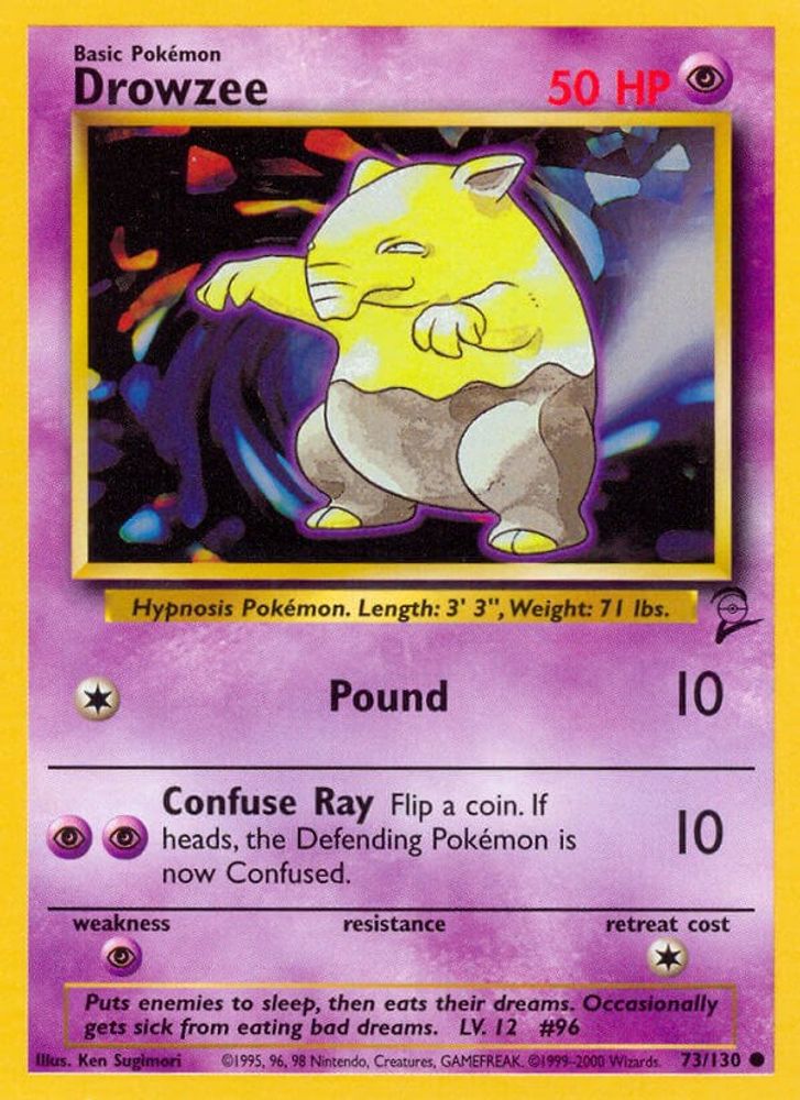 Drowzee (73/130) [Base Set 2]