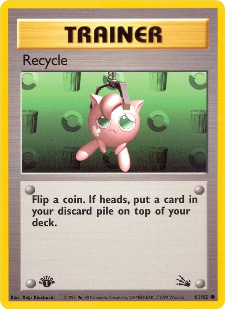 Recycle 061/062 - 1st Edition Fossil - Common