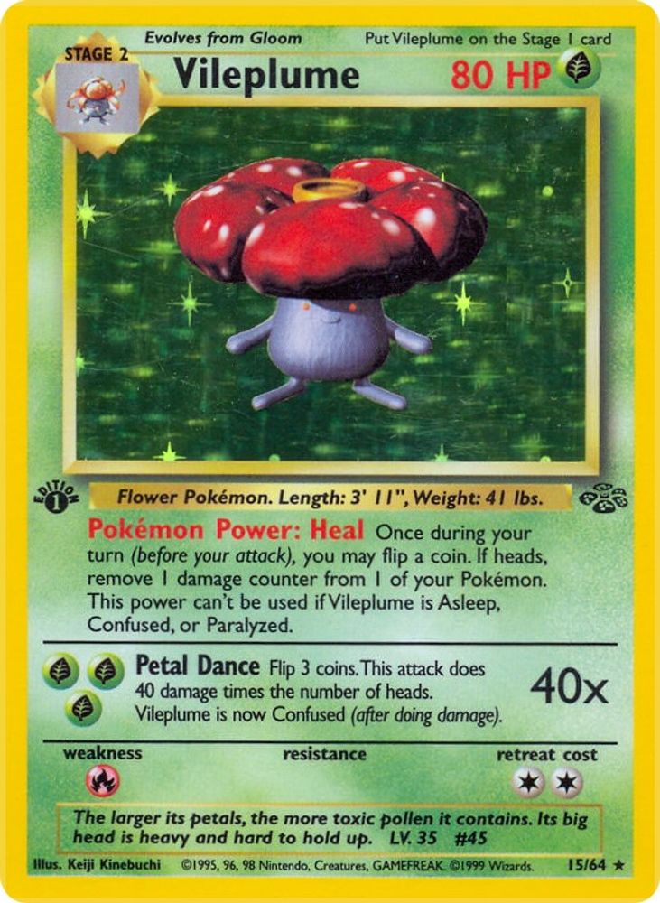 Vileplume (15/64) [Jungle 1st Edition]