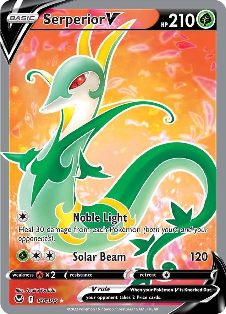 Serperior V (170/195) [Sword & Shield: Silver Tempest]