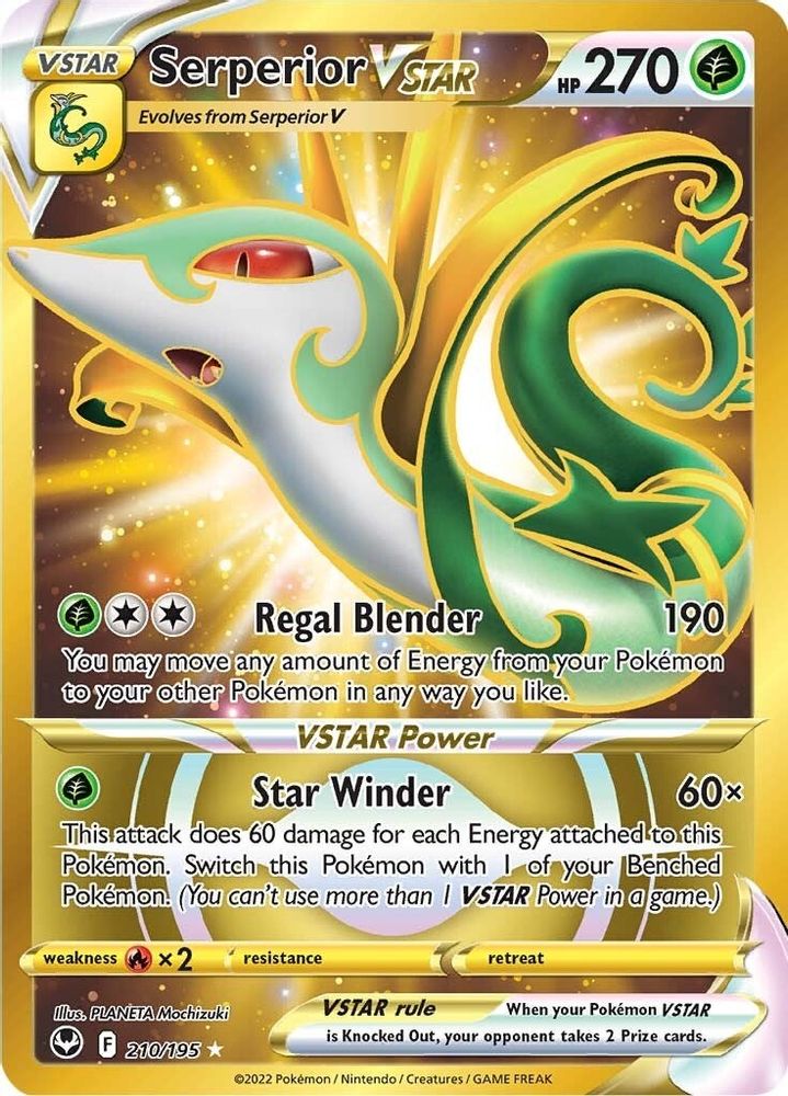 Serperior VSTAR (210/195) [Sword & Shield: Silver Tempest]