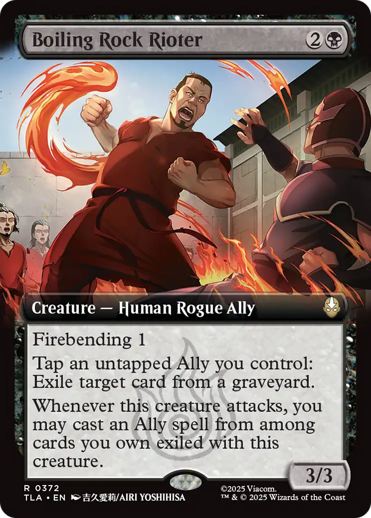 Boiling Rock Rioter (Extended Art) [Avatar: The Last Airbender]