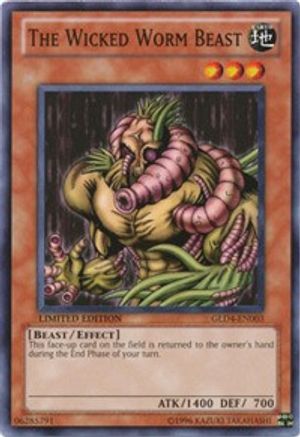 The Wicked Worm Beast [GLD4-EN003] Common