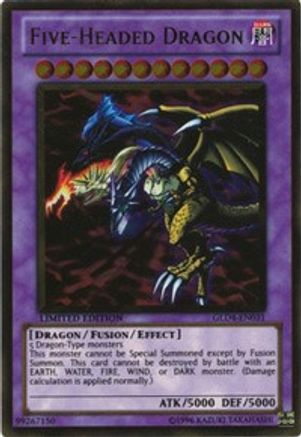 Five-Headed Dragon [GLD4-EN031] Gold Rare