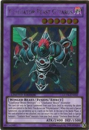 Gladiator Beast Gyzarus [GLD4-EN032] Gold Rare