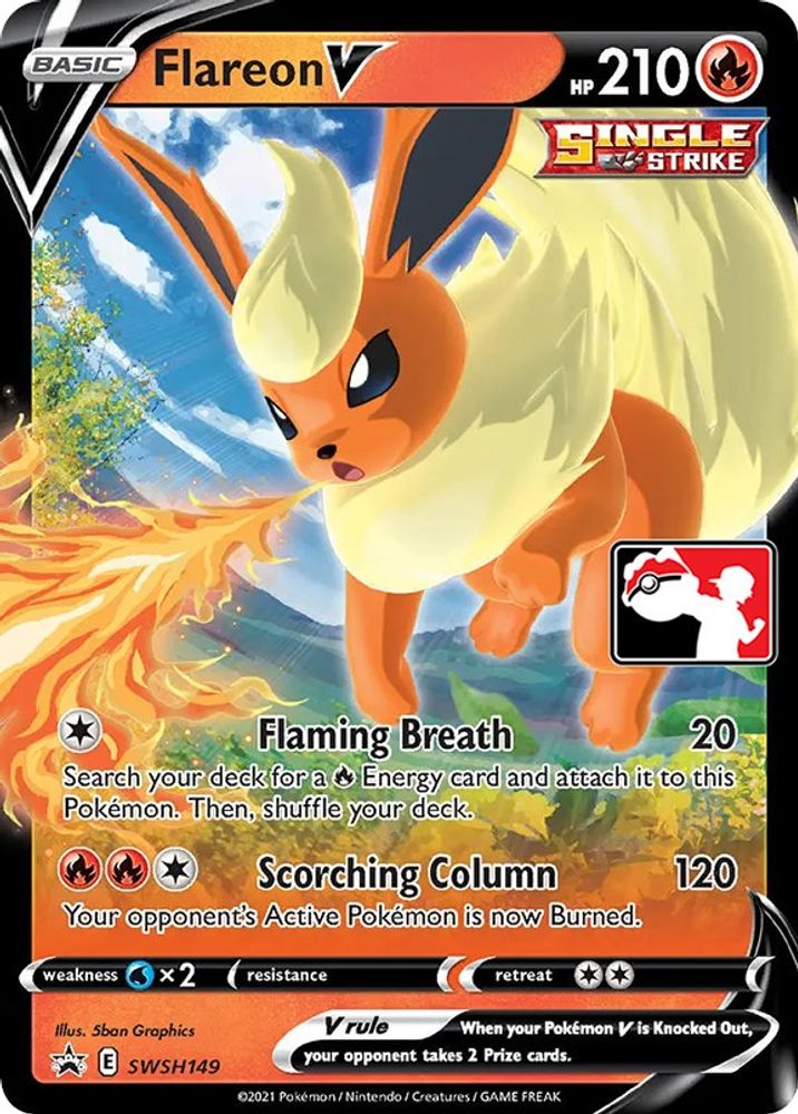 Flareon V (SWSH149) [Prize Pack Series One]