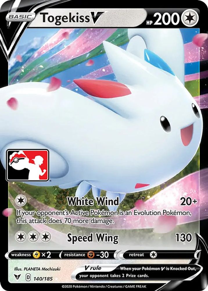 Togekiss V (140/185) [Prize Pack Series One]