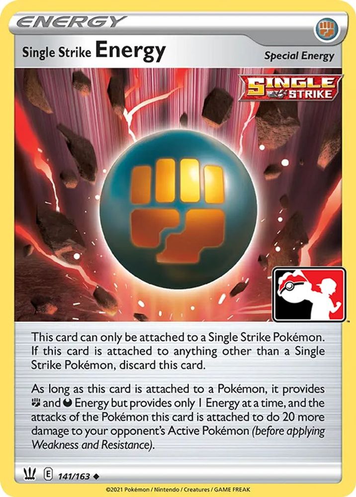 Single Strike Energy (141/163) [Prize Pack Series Two]