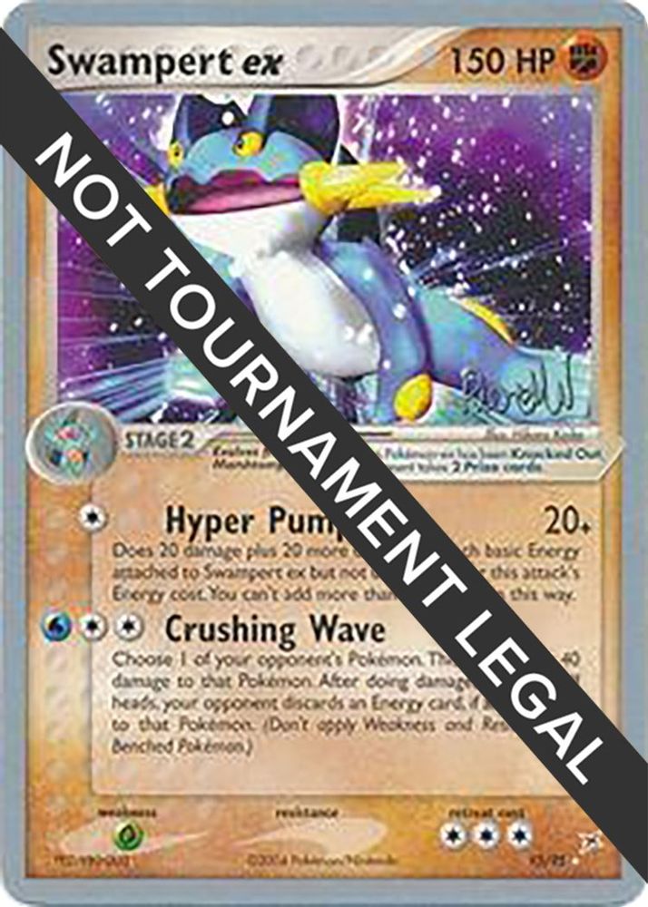 Swampert ex (95/95) (Rocky Beach - Reed Weichler) [World Championships 2004]