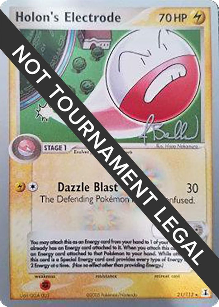 Holon's Electrode (21/113) (Eeveelutions - Jimmy Ballard) [World Championships 2006]