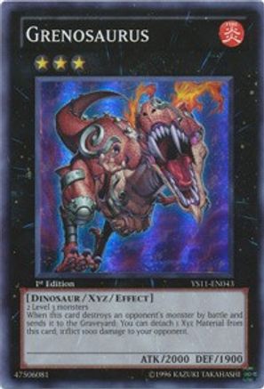 Grenosaurus [YS11-EN043] Super Rare