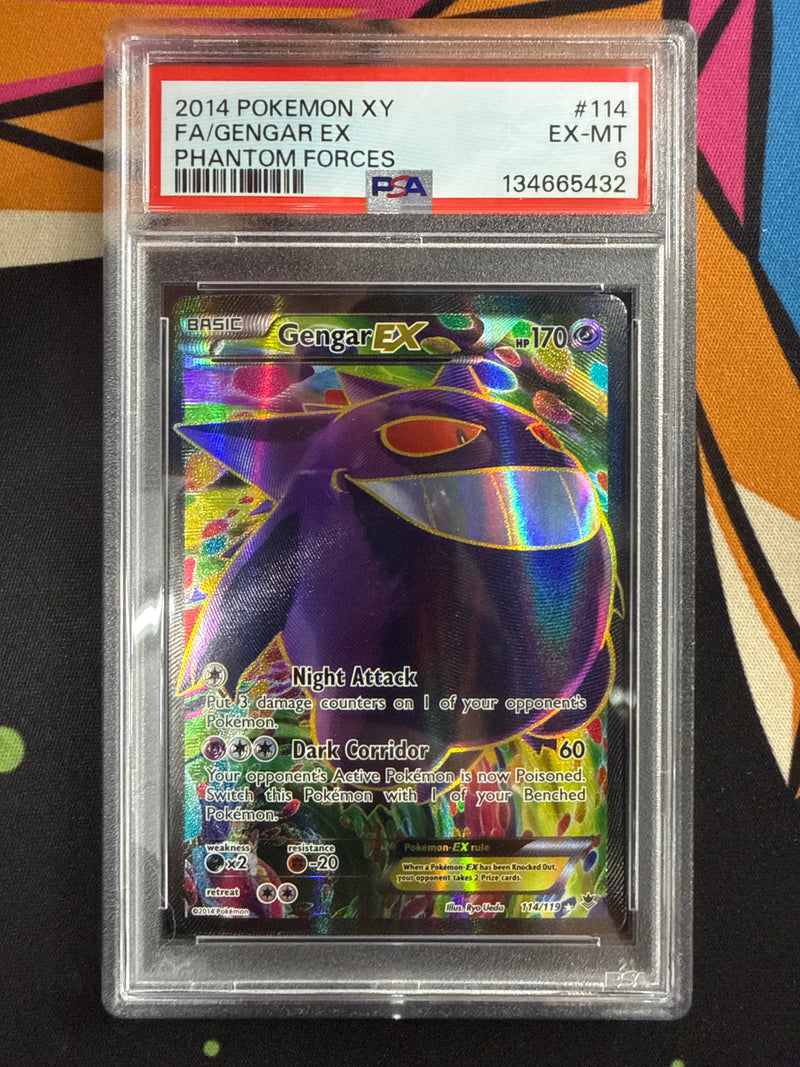 Gengar EX (114/119) [XY: Phantom Forces] - Graded