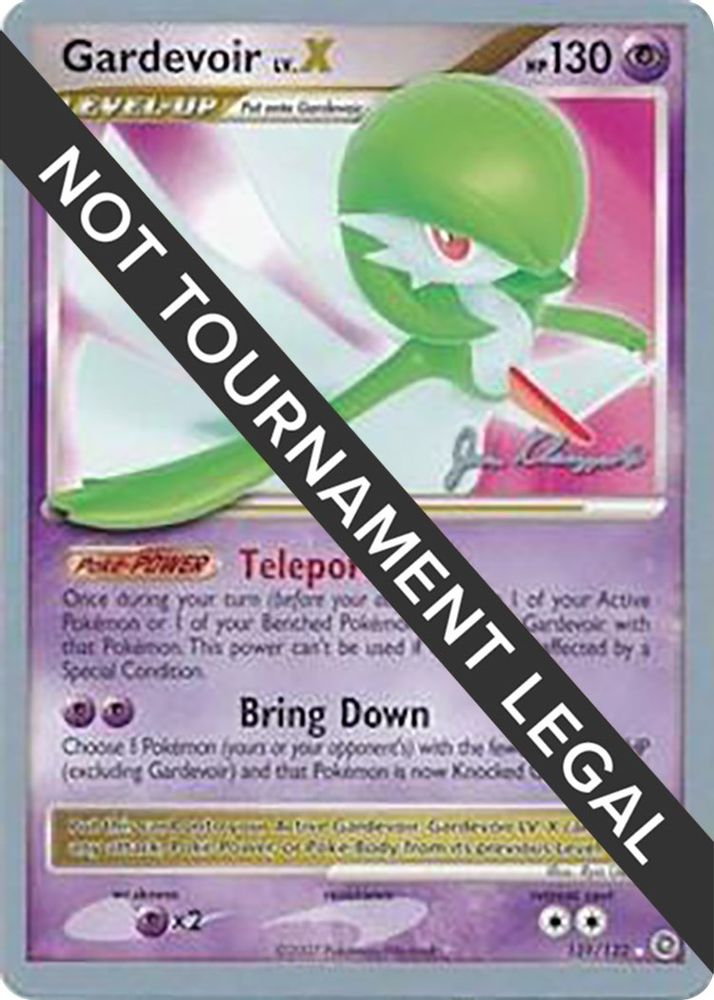 Gardevoir LV.X (131/132) (Psychic Lock - Jason Klaczynski) [World Championships 2008]