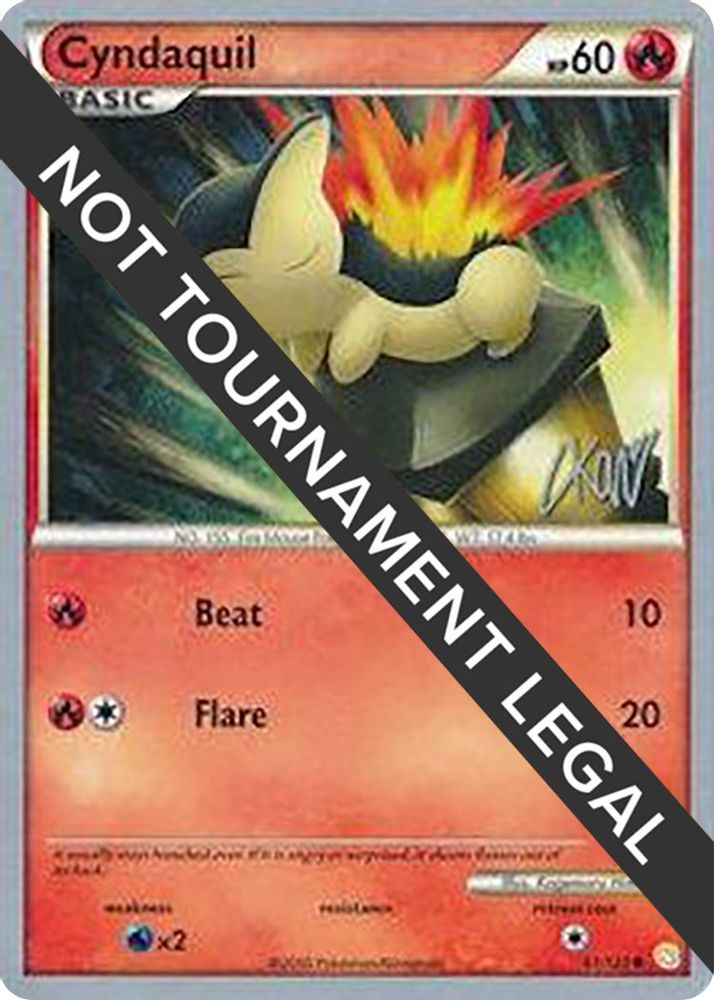 Cyndaquil (61/123) (Reshiphlosion - Christopher Kan) [World Championships 2011]