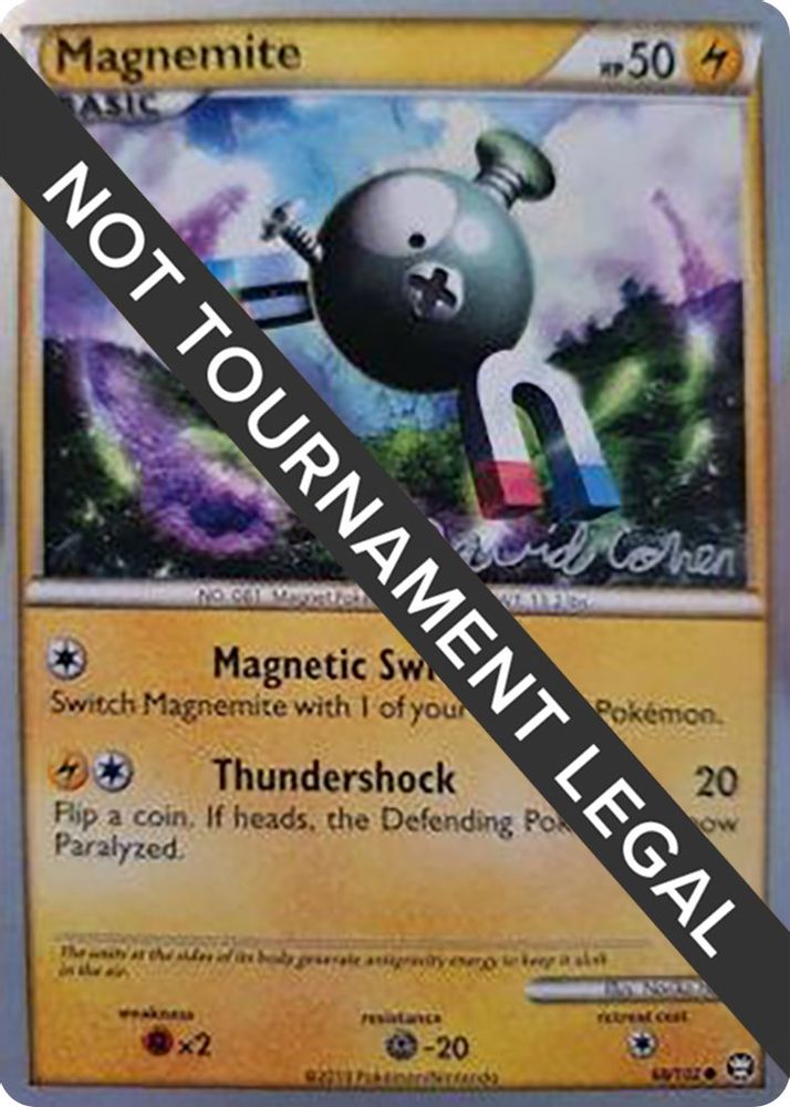 Magnemite (68/102) (Twinboar - David Cohen) [World Championships 2011]