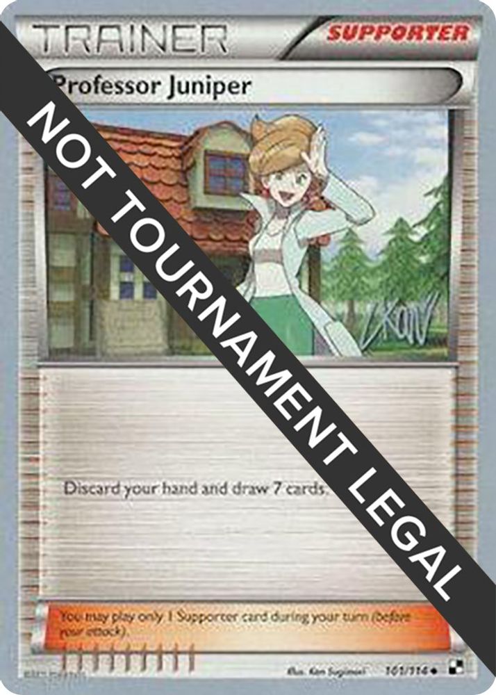 Professor Juniper (101/114) (Reshiphlosion - Christopher Kan) [World Championships 2011]