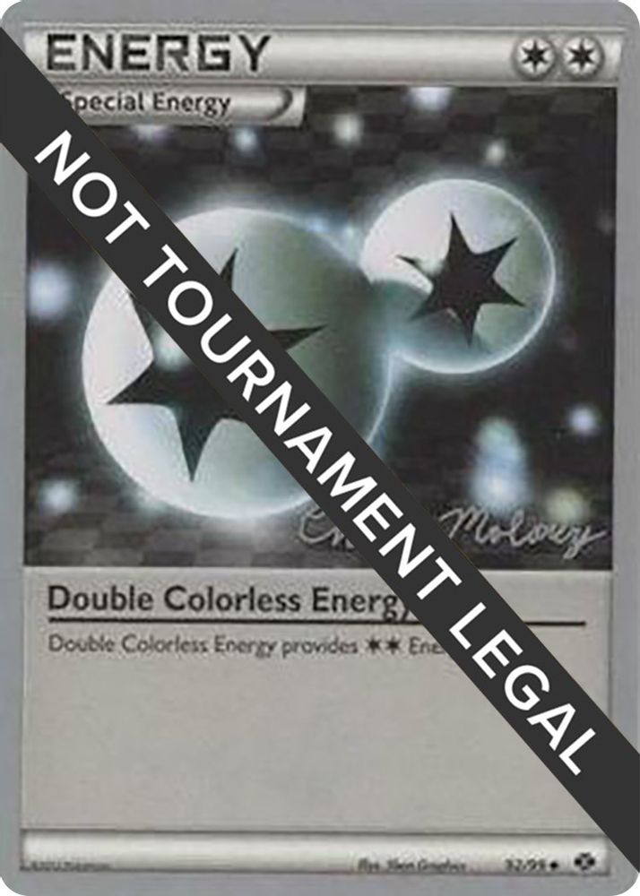 Double Colorless Energy (92/99) (Eeltwo - Chase Moloney) [World Championships 2012]