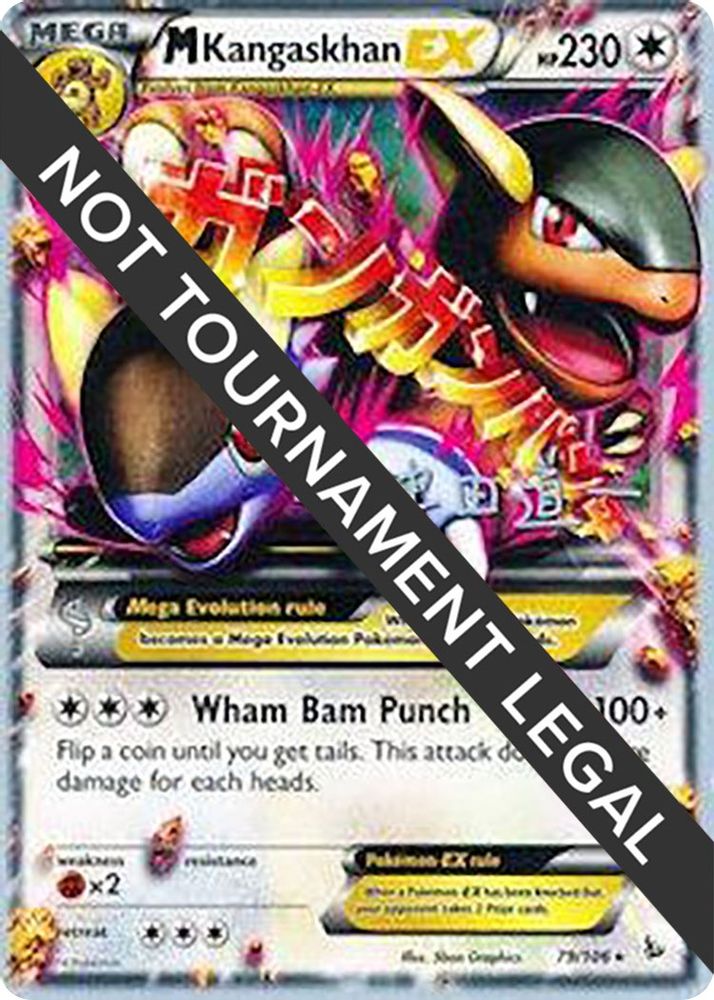 M Kangaskhan EX (79/106) (Crazy Punch - Michikazu Tsuda) [World Championships 2014]