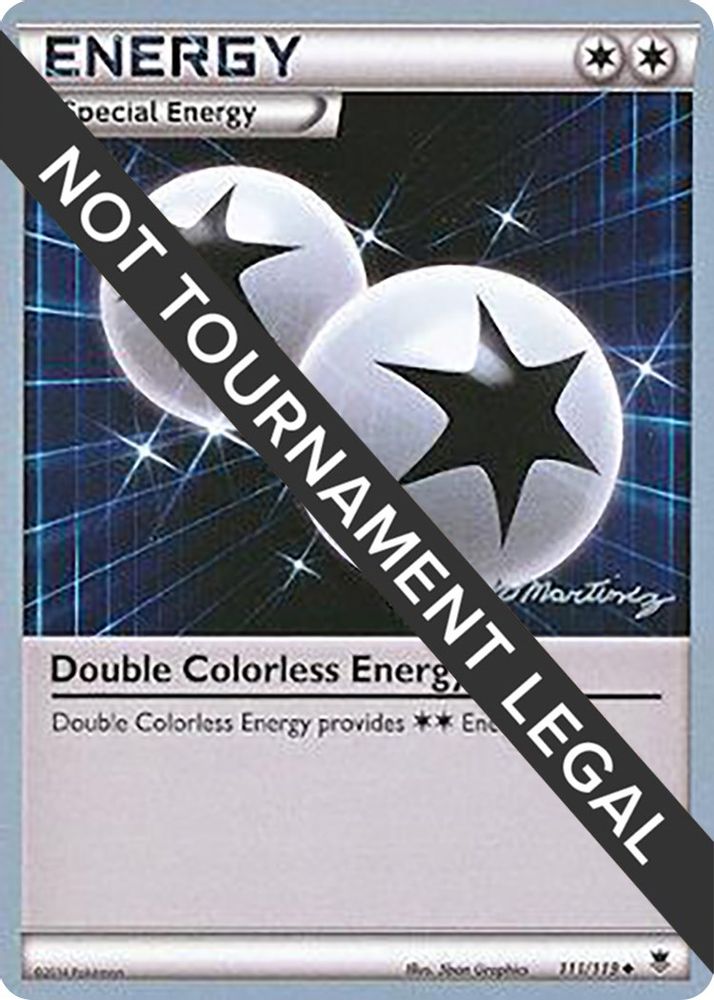 Double Colorless Energy (111/119) (Punches 'n' Bites - Patrick Martinez) [World Championships 2015]