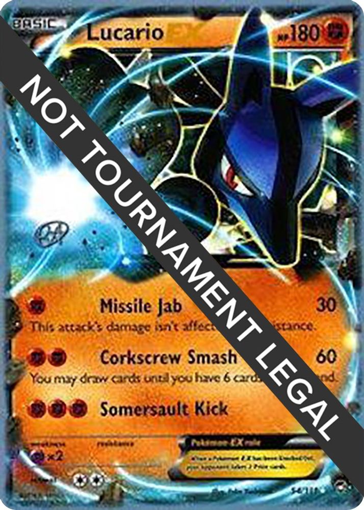Lucario EX (54/111) (The Flying Hammer - Rowan Stavenow) [World Championships 2015]