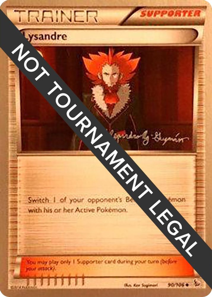 Lysandre (90/106) (Primal Groudon - Alejandro Ng-Guzman) [World Championships 2015]