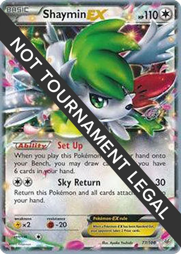 Shaymin EX (77/108) (The Flying Hammer - Rowan Stavenow) [World Championships 2015]