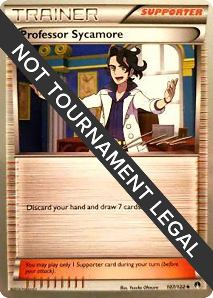Professor Sycamore (107/122) (Ninja Blitz - Cody Walinski) [World Championships 2016]
