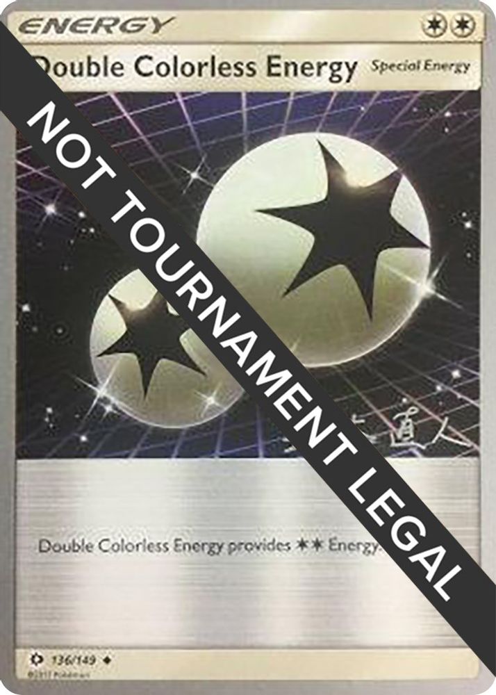 Double Colorless Energy (136/149) (Golisodor - Naoto Suzuki) [World Championships 2017]