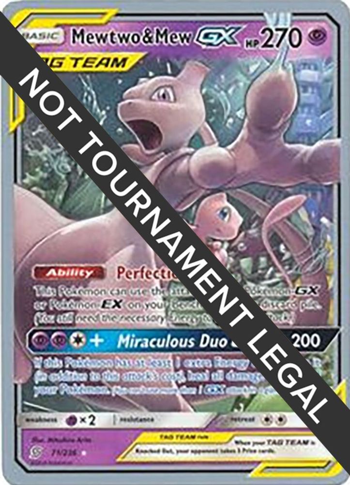 Mewtwo & Mew GX (71/236) (Perfection - Henry Brand) [World Championships 2019]