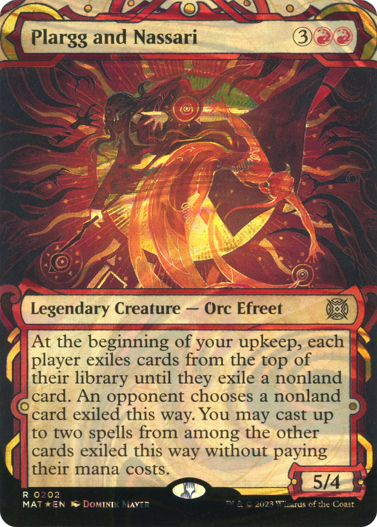 Plargg and Nassari (Showcase Halo Foil) [March of the Machine: The Aftermath]
