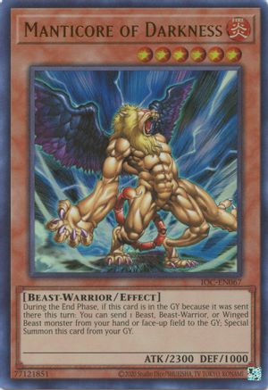 Manticore of Darkness (25th Anniversary) [IOC-EN067] Ultra Rare